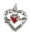 Be My Valentine charm i sterling silver .925 x 1 Love charms