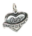 Onze Engagement 2D sterling zilveren bedel .925 x 1 Love charms