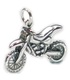 Crossmotor motorcross sterling zilveren bedel .925 x 1 Dirtbike Motorbike