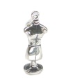 Dressmakers Form sterling silver charm .925 x1 Tailor Seamstress Charms