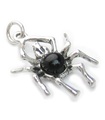 Charm de plata esterlina de araña .925 x 1 Charms de arañas