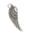 Ciondolo con ciondolo in argento sterling Angel Wing .925 x 1 ciondoli di protezione