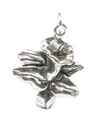 Lily Flower berlock i sterlingsilver .925 x1 Liljor blommor charm