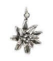 Charm flor plata de ley .925 x 1 charms flores