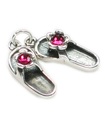 Flip Flop sandaler charm i silver .925 Sandaler berlocker