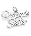 Mittlere Schwester Sterling Silber Charm .925 x 1 Family and Sisters Charms