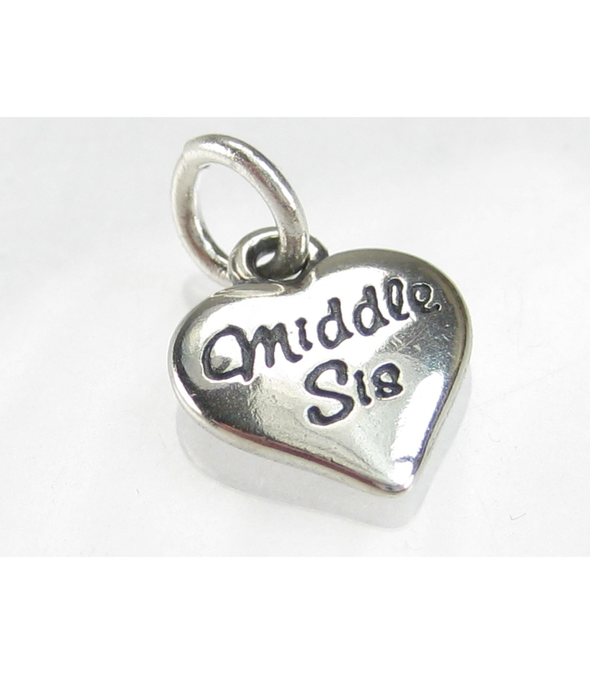 Sterling silver sister charm sale