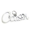 Charm Cousin en argent sterling .925 x 1 Cousins et breloques de la famille