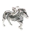 Zebra charm i sterling silver .925 x 1 Zebras charm