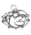 13 sterling silver charm .925 x 1 Age Birthday Number Thirteen charms