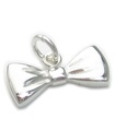 Bow Tie charm i sterling silver .925 x 1 Bows Ties klädhängen