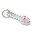 Charm in argento sterling Safety Pin .925 x 1 NON apertura Baby charms