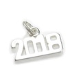 2018 year sterling silver charm .925 x 1 Birthday Anniversary charms