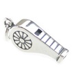 Whistle NON WORKING sterling silver charm .925 x 1 Whistles charms