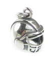 American Football Helm Sterling Silber Charm .925 x 1 Sport Charms