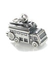 Charm in argento sterling motore dei pompieri .925 x 1 ciondoli Firetruck Fighter