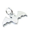 Flying Vampire Bat charm i sterling silver .925 x 1 Haunted Bats Charms