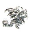 Dragon sterling silver charm .925 x 1 Dragons charm