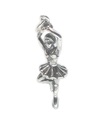 Ballerina sterling silver charm Ballet .925 x 1 Balett charm