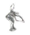 Charm in argento sterling Swimmer Diving .925 x 1 Swimming Divers charms