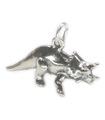 Triceratops dinosaurus sterling zilveren bedel .925 x 1 Dinosaurussen bedels