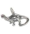 Ciondolo in argento sterling dinosauro brontosauro .925 x 1 Ciondoli di dinosauri