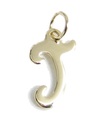 Initial J Letter 9ct gult guld charm .375 x1 Letters Initial charms