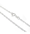 Collier chaîne en argent sterling Prince de Galles de 18 pouces .925 x1 chaînes