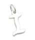 Letter I Initial sterling silver charm .925 x1 Letters Initials charms