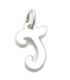 Letter J Initial sterling silver charm .925 x1 Letters Initials charms