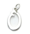 Lettera O iniziale charm in argento sterling .925 x1 lettere iniziali charms