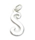 Buchstabe S Initial Sterling Silber Charm .925 x1 Buchstaben Initialen Charms