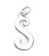 Letter S Initial sterling silver charm .925 x1 Letters Initials charms