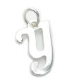 Bokstav Y Initial sterling silver charm .925 x1 Letters Initial charm