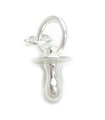 Babies Dummy sterling silver charm .925 x 1 Babys nappdummy