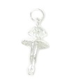 Ballerina charm i sterlingsilver .925 x 1 ballettdansers charm