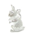 Kanin sterling silver charm .925 x 1 Rabit Bunny Rabbits Hares charm