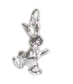 Sterling Silver Kanin Charm