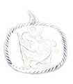 Pendentif Saint Christophe en argent sterling seulement .925 x 1 voyageant