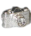 Foto di fascino della fotocamera in argento sterling