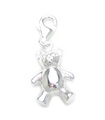 Charm de plata de ley con osito de peluche .925 x 1 Charms de ositos de peluche Teddys