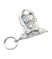 William Shakespeare charm i sterling silver .925 x 1 Bard och Bards berlocker FNC093