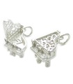 Opening Piano sterling silver charm .925 x 1 Music Pianos charms