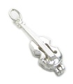 Ciondolo in argento sterling apertura violino .925 x 1 Ciondoli violini