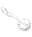 Breloque banjo en argent sterling .925 x 1 Breloques banjos et musique