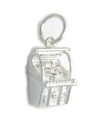 Jukebox charm i sterling silver .925 x 1 Juke Box Music berlocker