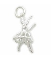 Ballerina charm i sterling silver .925 x 1 Ballet Ballerinas berlocker