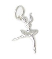 Ballerina charm i sterling silver .925 x 1 Ballerinas balett charmar