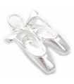 Ciondolo in argento sterling per ballerine .925 x 1 Ciondoli per calzature ballerina