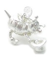 Mr Bumble Bee charm i sterling silver .925 x 1 Bin charmar